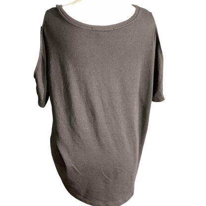 Boston Proper V-Neck Top Women’s Size Medium — Cold Shoulder, Casual, Minimalist