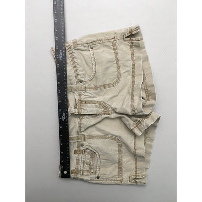 Hydraulic Light Brown Cargo Shorts Size 3/4 - Y2K, Streetwear, Casual