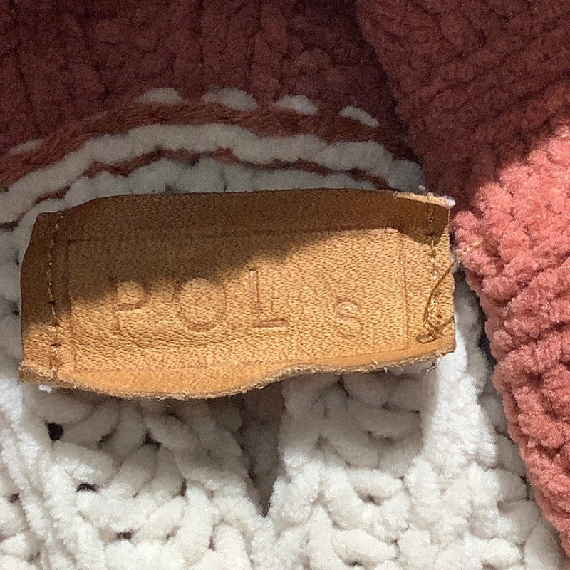 POL Colorblock Knit Sweater Women’s Size S/M — Boho, Cozy, Oversized