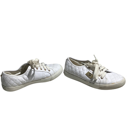 Guess Backer2 Quilted Leather Sneakers Women’s 7M — Fashion, Casual, Streetwear