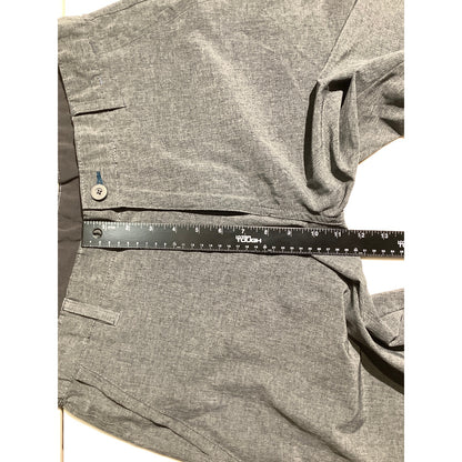 Tapa Threads Heather Gray Hybrid Chino Shorts Men’s 34 — Golf, Outdoor, Coastal