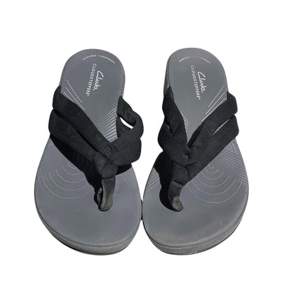 Clarks Cloudstepper Flip Flops Women’s Size 11 — Comfortable, Casual, Supportive