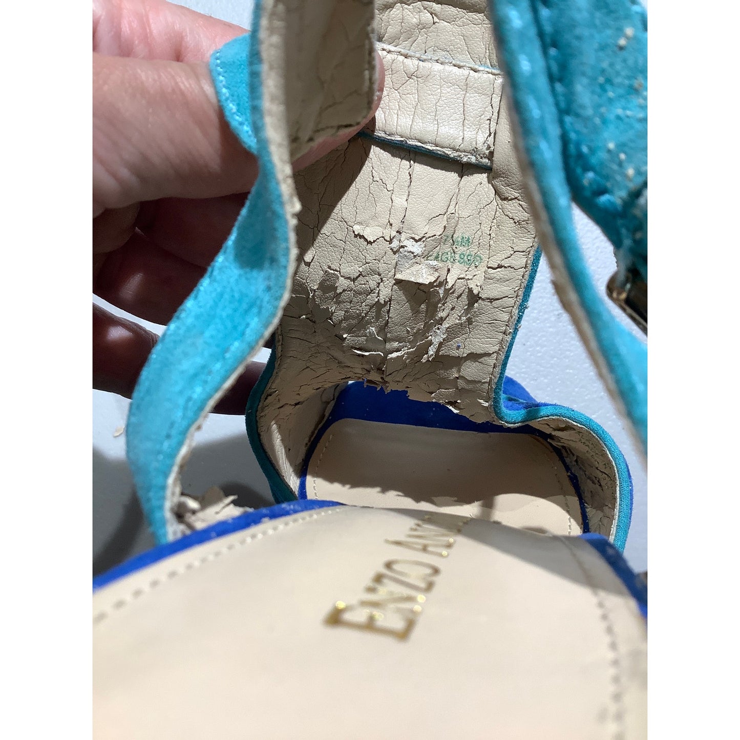 Enzo Angiolini Platform Wedges Women Size 5.5  — Y2K, Resort, Statement