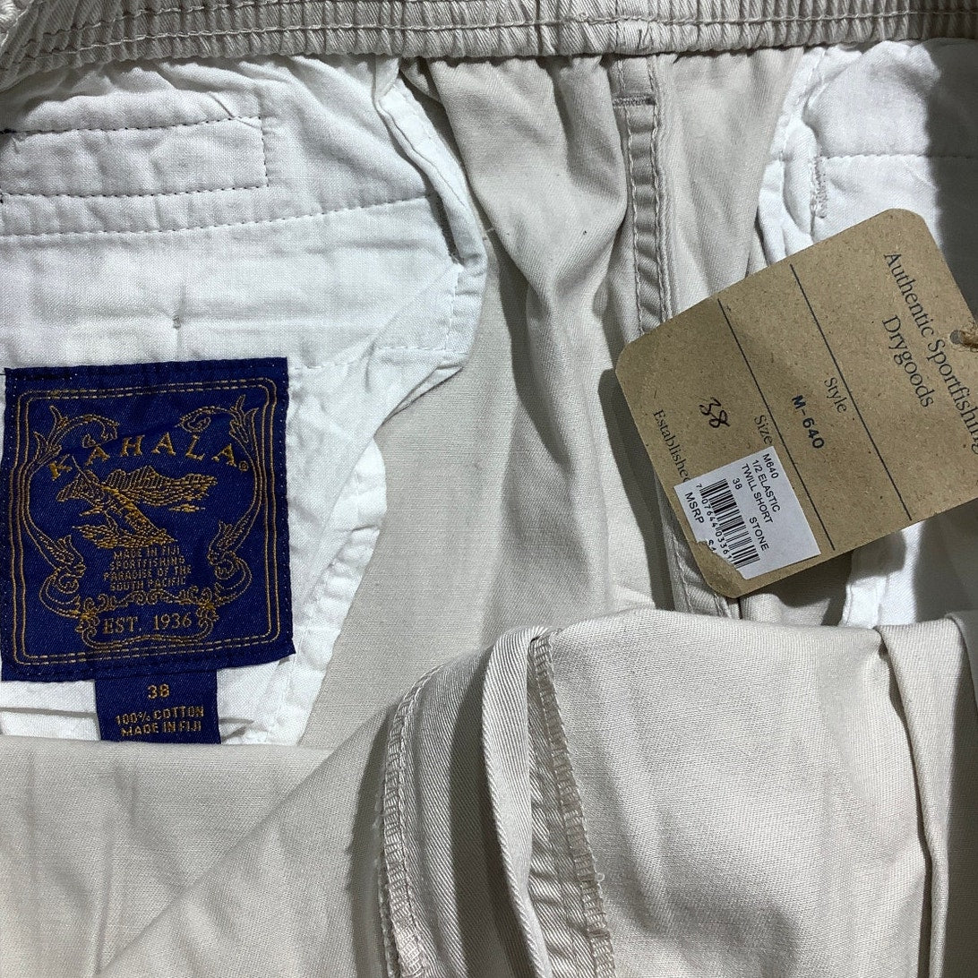 Kahala Light Khaki Shorts Mens Size 38 — Sportfishing, Preppy, Coastal
