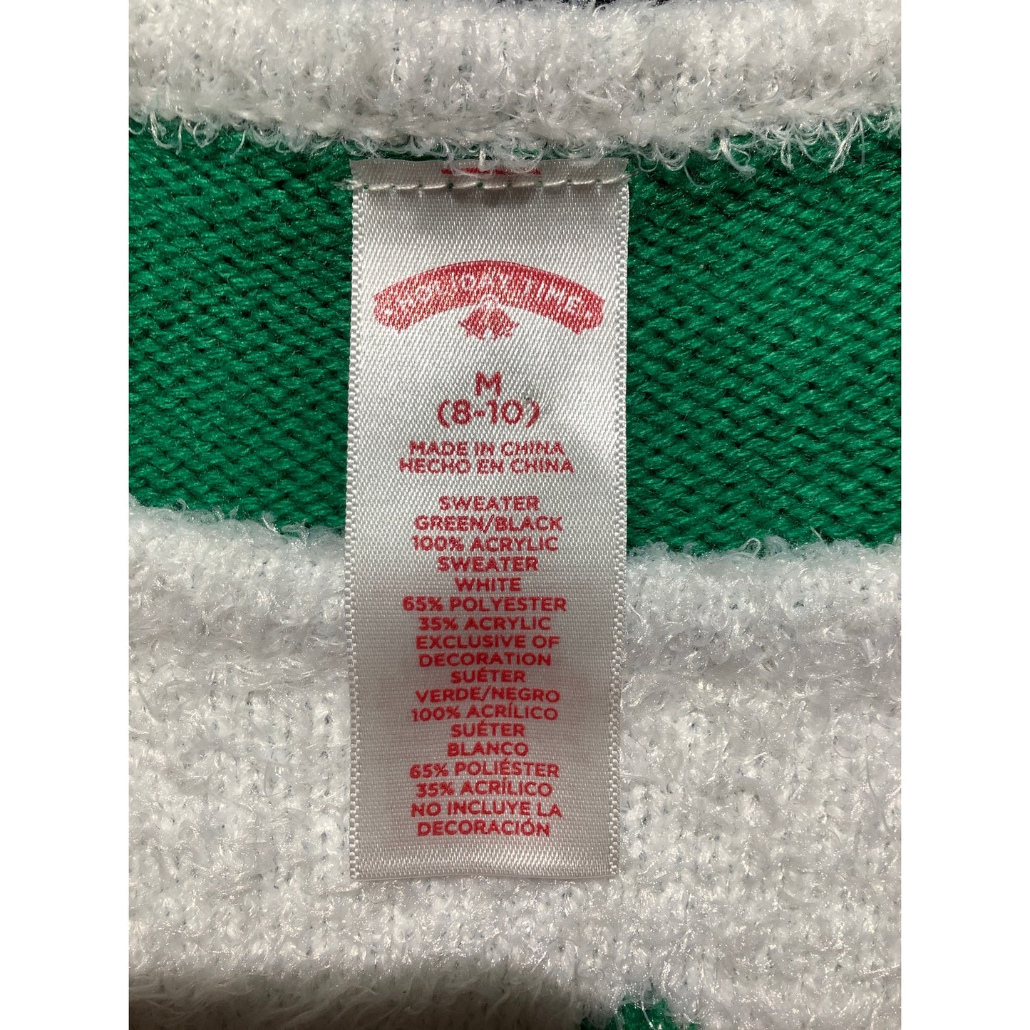 Holiday Time Christmas Elf Dress Girls M 8-10 — Festive, Novelty, Whimsical