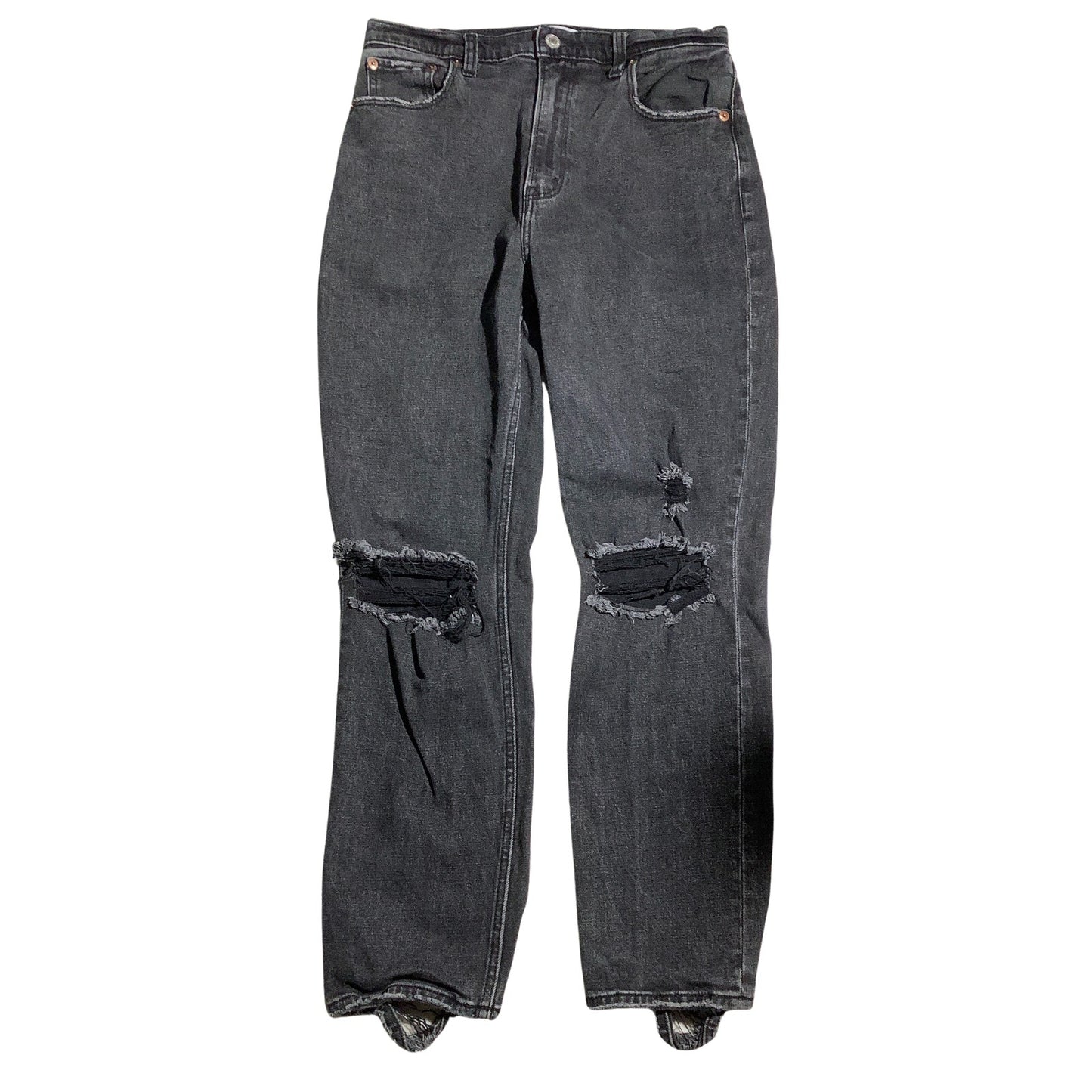 Abercrombie & Fitch Straight Jeans Women’s 28 / 6R High Rise, Distressed, Modern