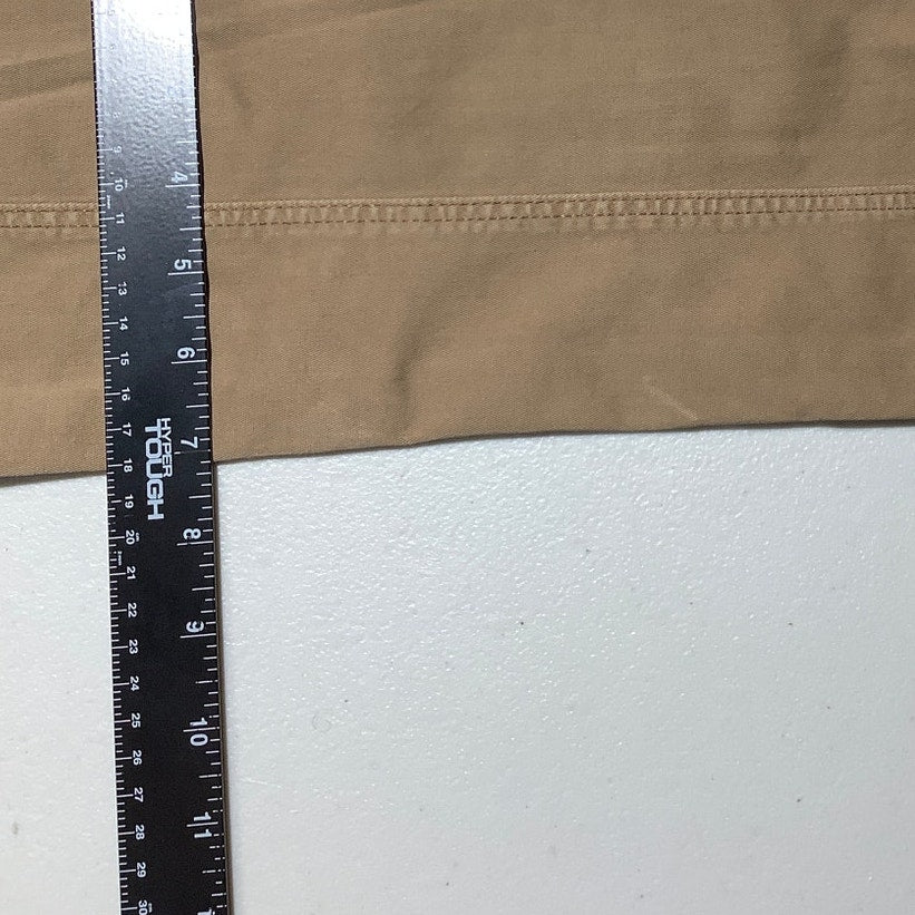 White House Brown Straight Crop Pants Women 4 Long — Mid-Rise, Stretch, Casual