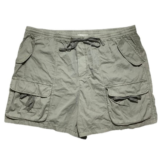 Lucky Brand Cargo Shorts, Olive Green, Women's XL — Utility, Casual, Cotton