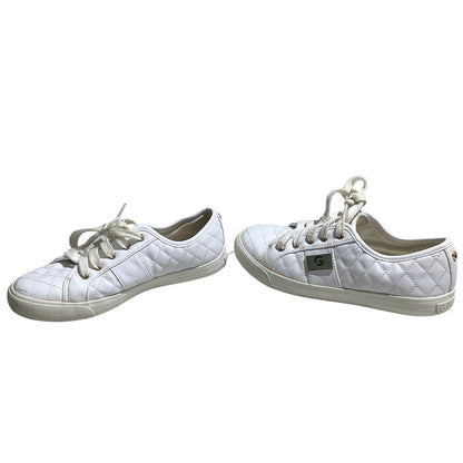 Guess Backer2 Quilted Leather Sneakers Women’s 7M — Fashion, Casual, Streetwear