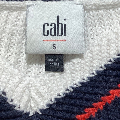 Cabi Ace Pullover Sweater Women’s Size Small – Tennis, Preppy, V-Neck