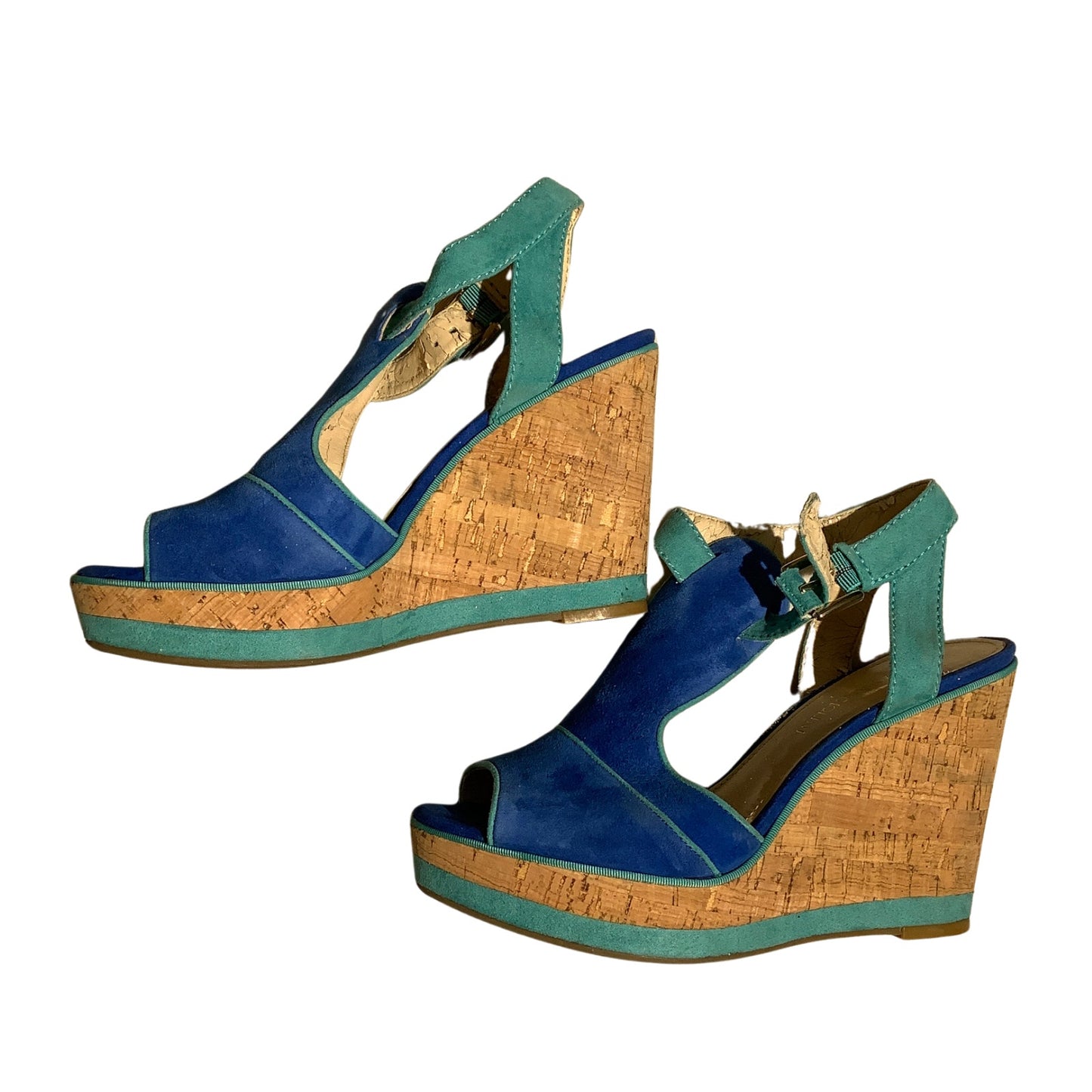 Enzo Angiolini Platform Wedges Women Size 5.5  — Y2K, Resort, Statement