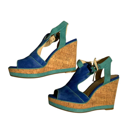 Enzo Angiolini Platform Wedges Women Size 5.5  — Y2K, Resort, Statement