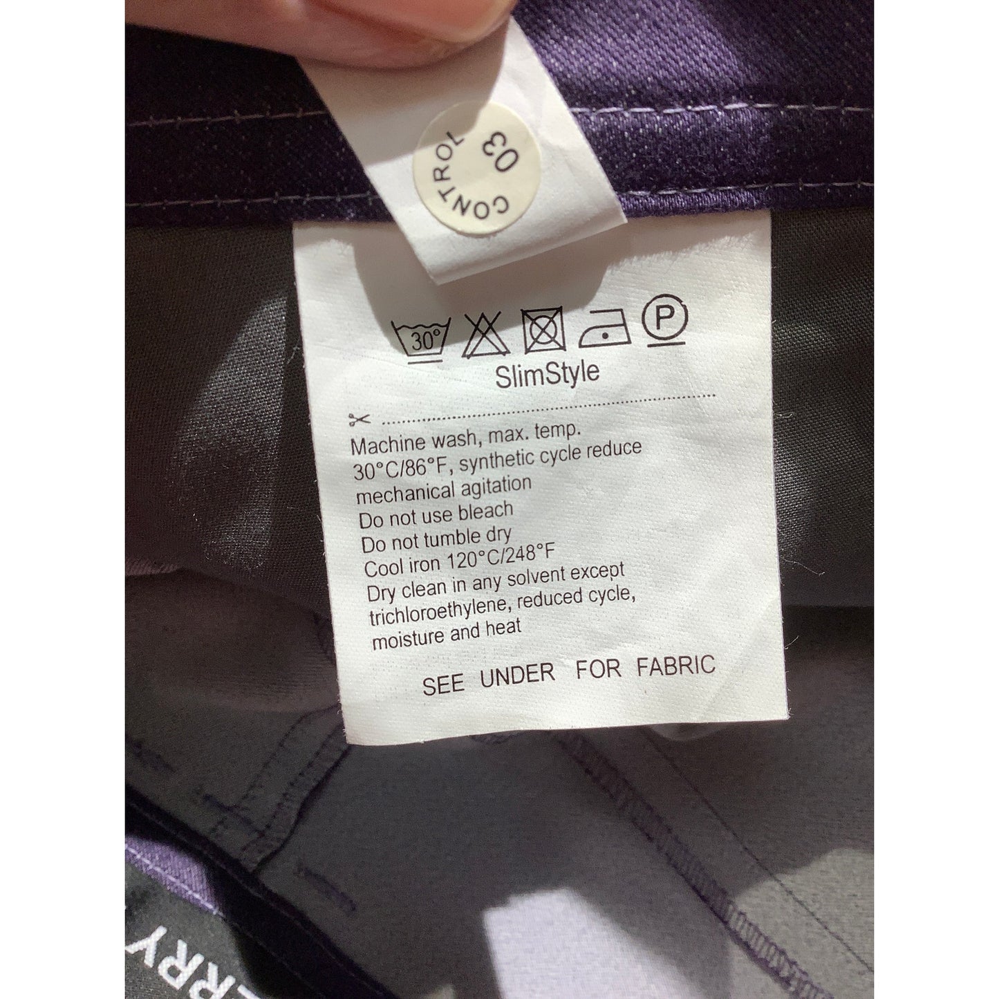 Gerry Weber Purple Slim Style Pants Women’s 12 — Y2K, Retro, Statement