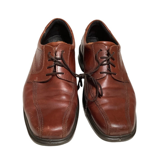 Ecco Men's Brown Dress Shoes Size 44 - Classic, Comfortable, Formal