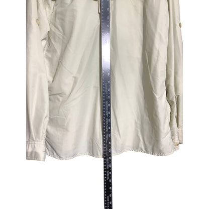 ExOfficio Off-White Vented Fishing Shirt Men’s M — Hiking, Travel, Outdoor