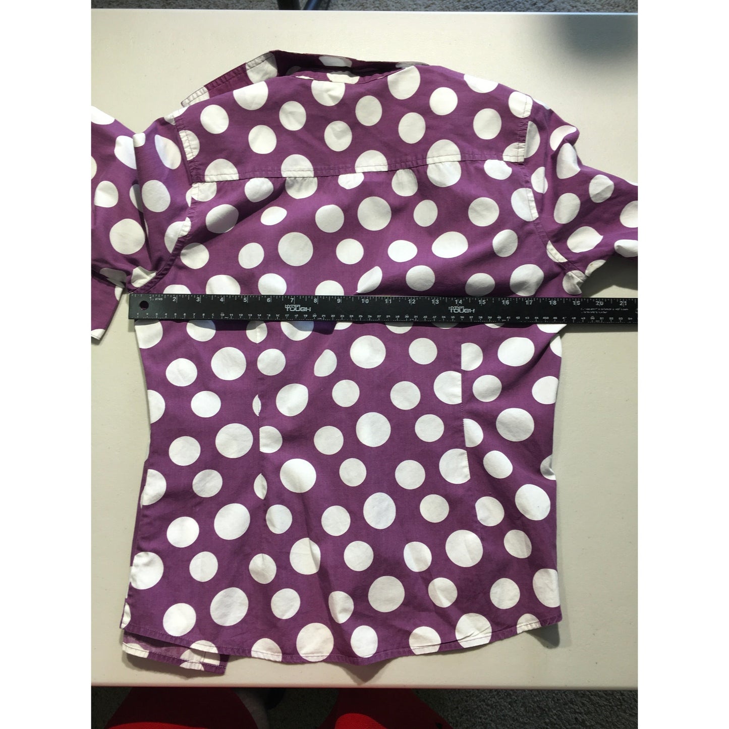 Boden Kids Purple Polka Dot Shirt Size 14 – Coquette, Retro, Preppy