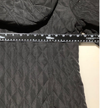 London Fog Black Quilted Jacket Women’s Small — Classic, Preppy, Minimalist