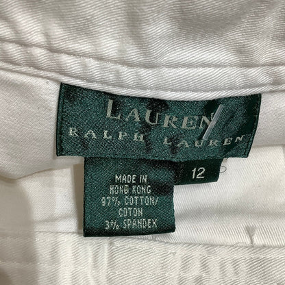 Lauren Ralph Lauren White Skirt, Size 12 – Classic, Preppy, Minimalist