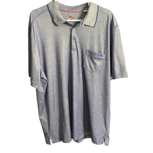 Tommy Bahama Light Purple Polo Size XXL - Preppy, Casual, Coastal