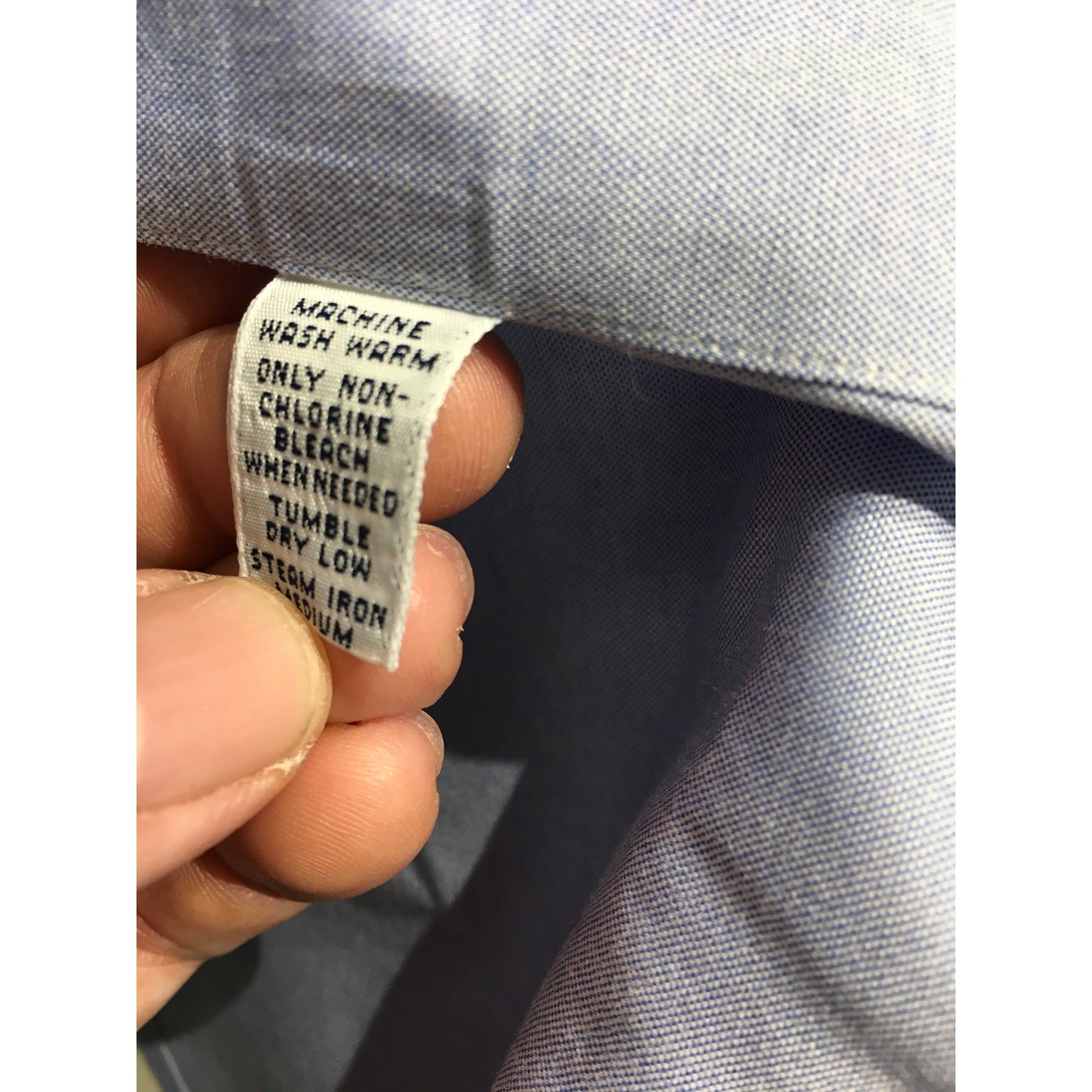 Ralph Lauren Men's Blue Dress Shirt 16.5 32/33 – Classic, Office , Minimalist