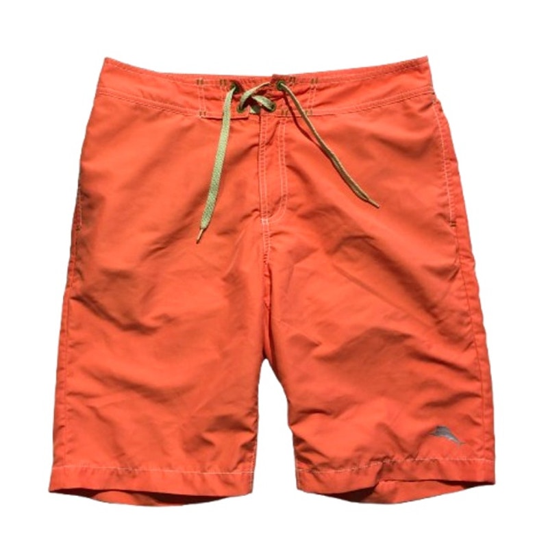 Tommy Bahama Orange Swim Trunks Size 34 - Coastal, Relaxed, Resort