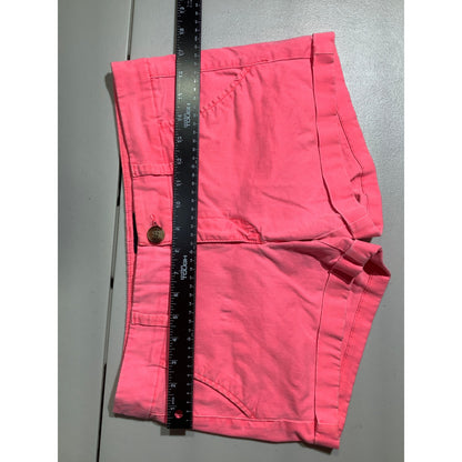 American Eagle Electric Pink Midi Chino Shorts Women’s 6 — Preppy, Y2K, Summer
