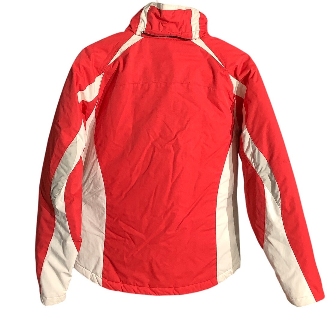 Spyder Women’s Ski Jacket Size 8 Red/White – Performance, Insulated, Sporty
