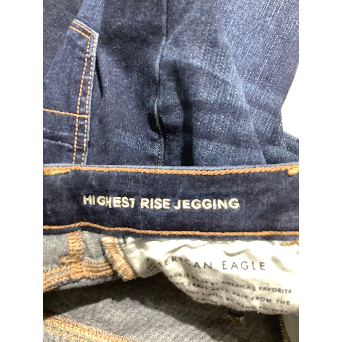 American Eagle Women’s Size 4 High-Rise Distressed Jegging — Casual, Y2K, Edgy