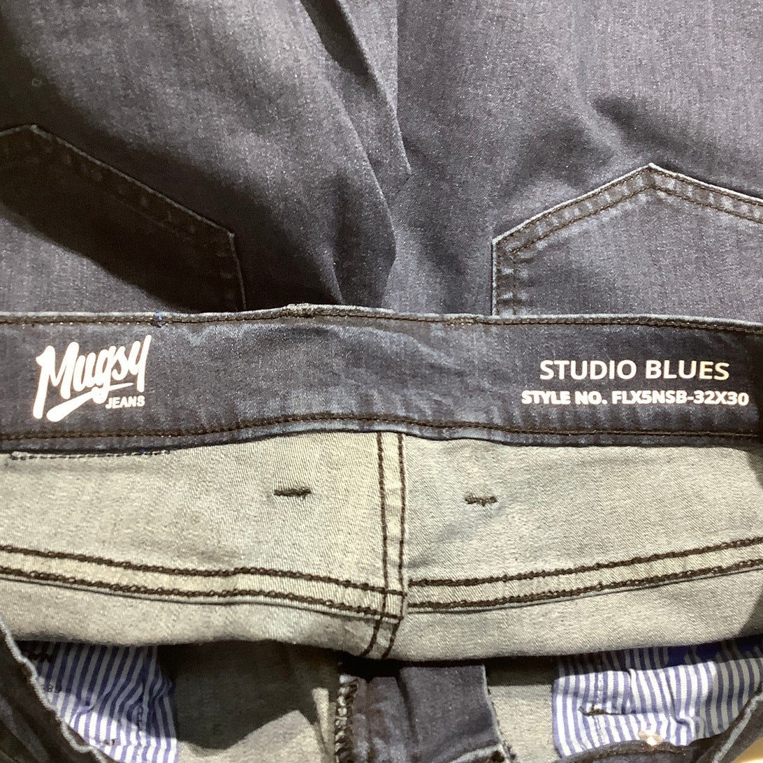 Mugsy Jeans Men’s Studio Blues Jeans Size 32W 30L — Stretch, Casual, Modern
