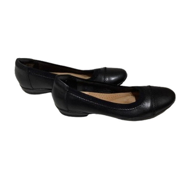 Clarks Women's Black Flats Size 6 – Comfortable, Stylish, Everyday Wear