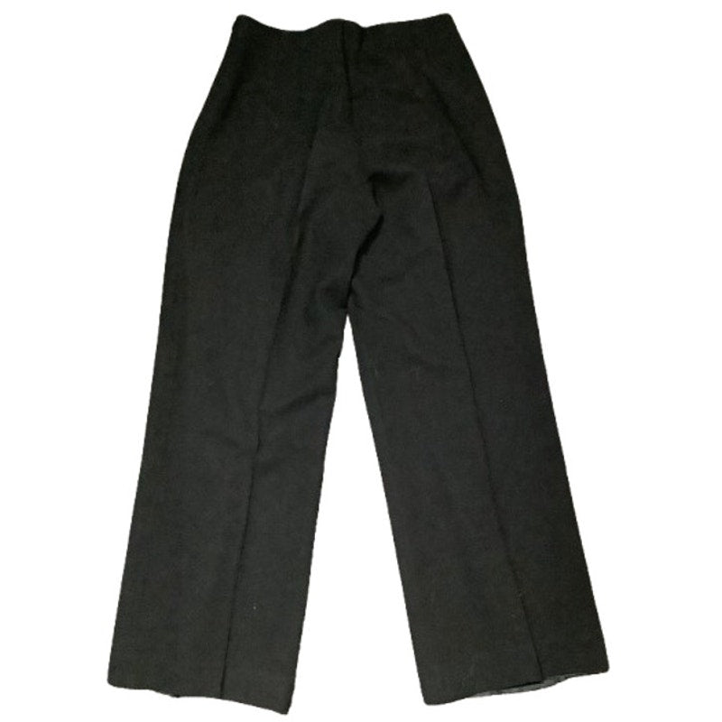 Talbots Black Pleated Wool Dress Pants, Size 14 - Minimalist, Preppy, Timeless