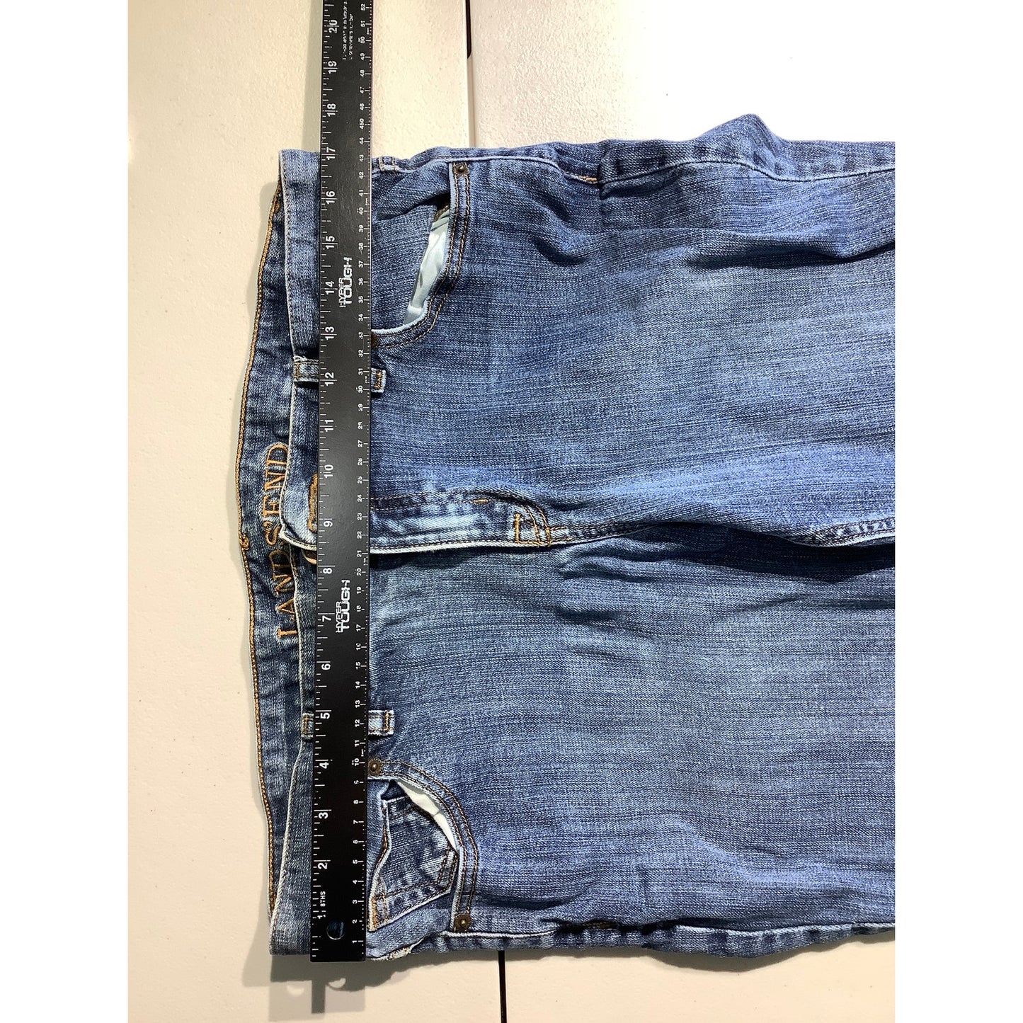 Lands' End Bootcut Jeans Size 12 Denim Blue – Classic, Casual, Preppy