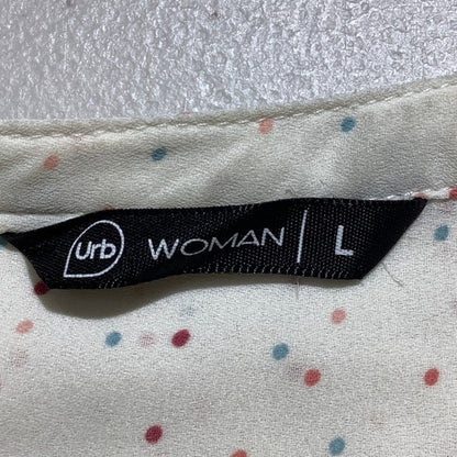 Urb Woman Celestial Blouse Women’s Size Large — Split Neck, Boho, Lightweight