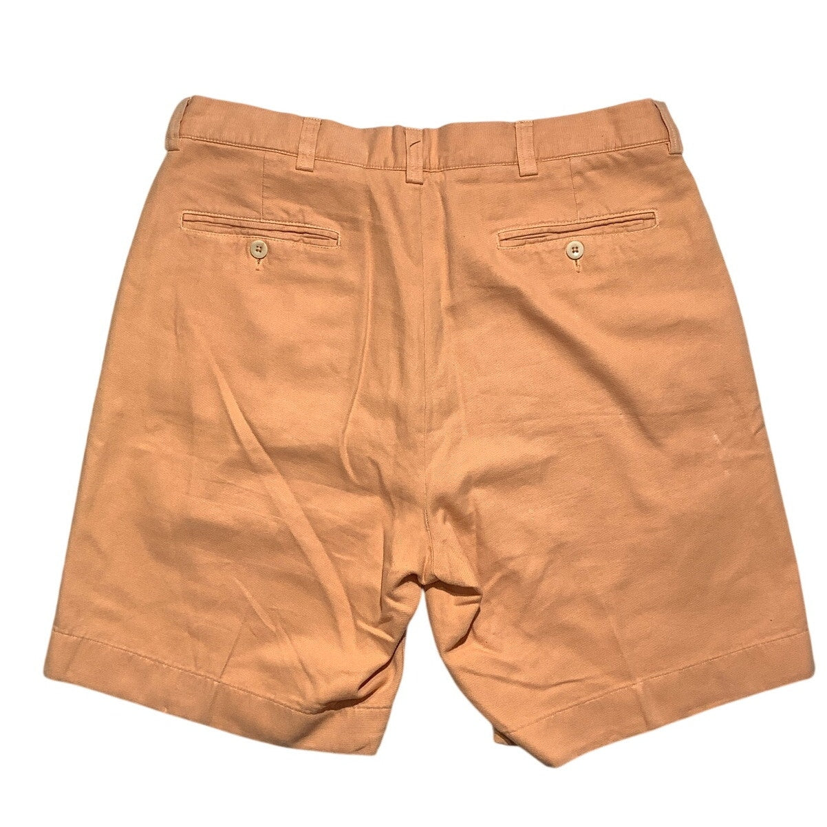 Scott Barber Orange Cotton Chino Shorts Men’s 34 — Preppy, Golf, Coastal
