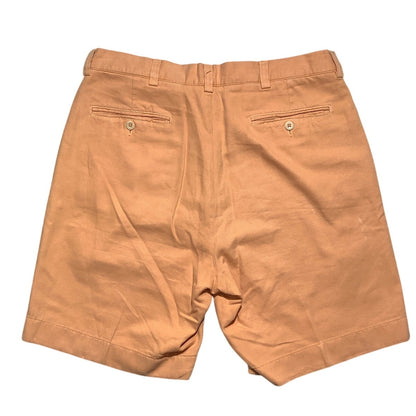 Scott Barber Orange Cotton Chino Shorts Men’s 34 — Preppy, Golf, Coastal