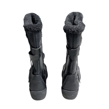 Totes Waterproof Winter Boots Women’s 7.5M — Insulated, Faux Fur, Full Zip