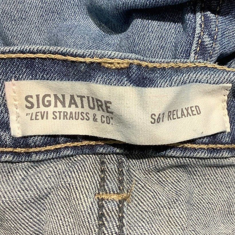 Levi’s Signature Jeans Denim Blue Me 34x34 — Straight Leg, Casual, Classic Fit