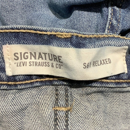 Levi’s Signature Jeans Denim Blue Me 34x34 — Straight Leg, Casual, Classic Fit