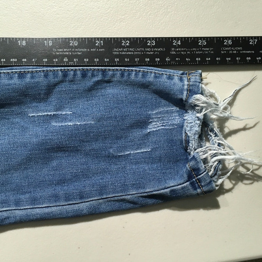 GOGO Jeans Distressed Denim Blue Jeans Size 15 - Y2K, Baddie, Grunge