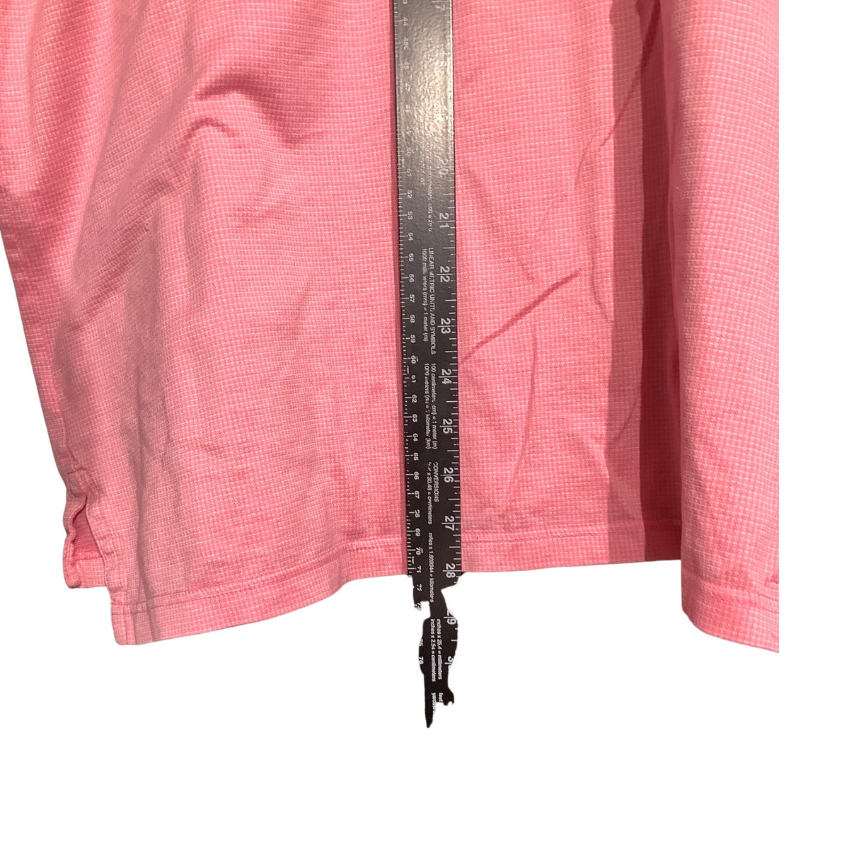Peter Millar Men’s Large Pink 100% Cotton Golf Polo — Preppy, Classic, Golf