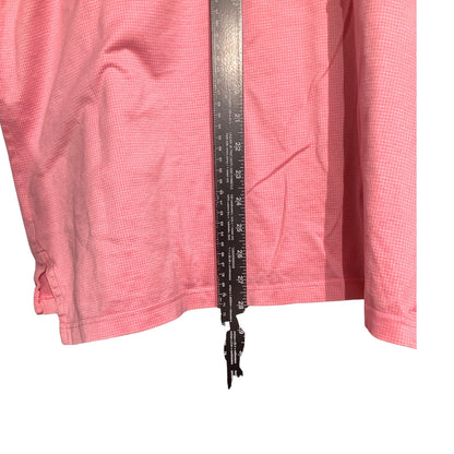 Peter Millar Men’s Large Pink 100% Cotton Golf Polo — Preppy, Classic, Golf