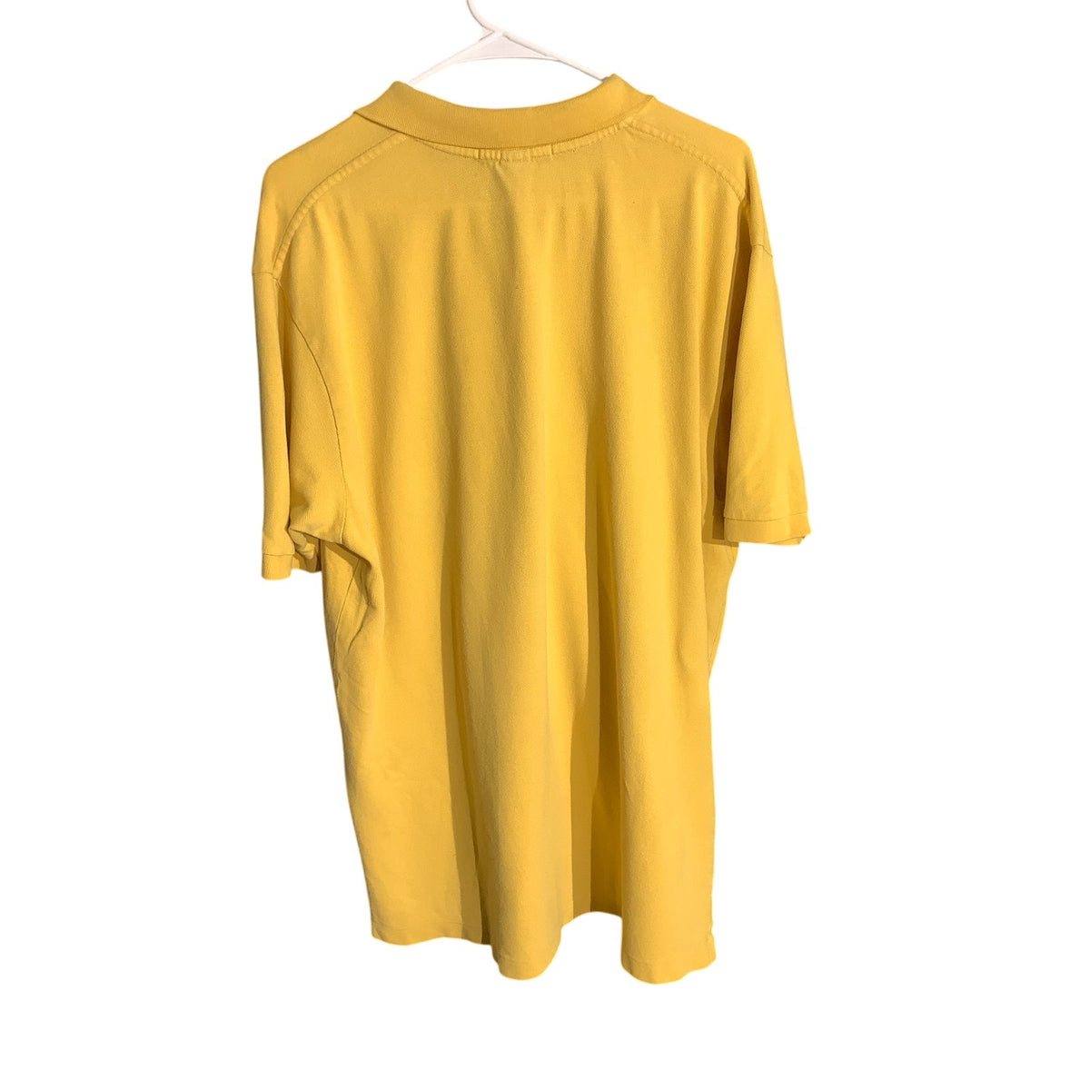 Polo Ralph Lauren Men's XL Yellow 100% Cotton Polo Shirt Short Sleeve