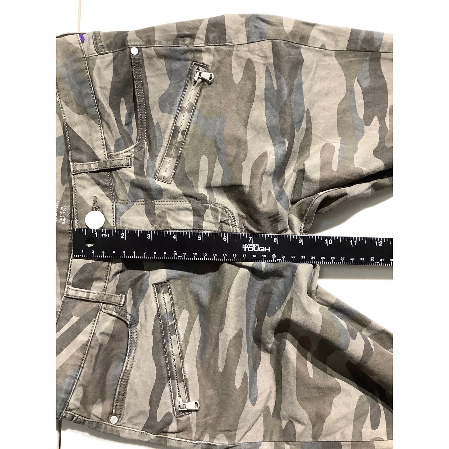 Ana Camo Jeggings Women’s Size 8 – Stretch, Slim, Zipper Detail