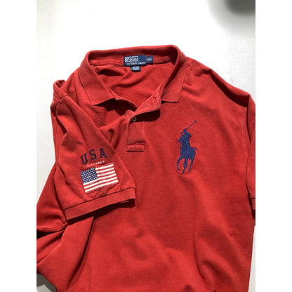 Polo Ralph Lauren Polo Shirt Men’s Size XXL – Red, Collared, 100% Cotton