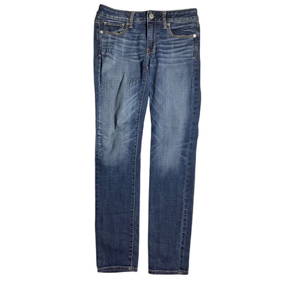 American Eagle Dark Wash Skinny Jeans Women’s 6 Regular — Y2K, Casual, Classic