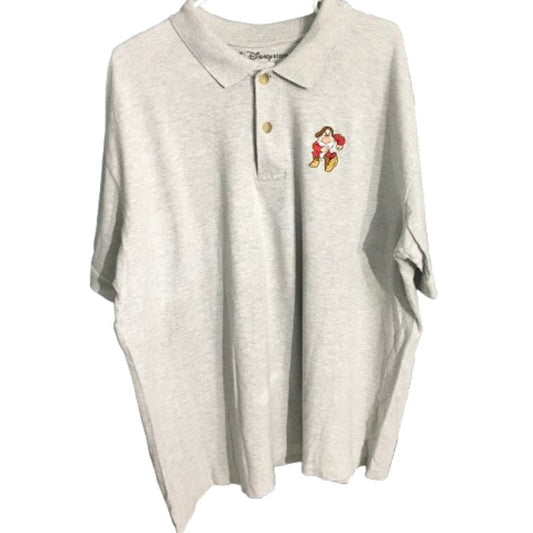Disney Grumpy Seven Dwarfs Polo Size XXL - Classic, Nostalgic, Casual