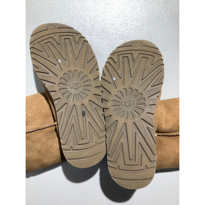 UGG Chestnut Suede Sheepskin Lined Boots Women 7 — Cozy, Winter, Classic