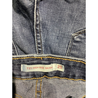 Levi’s High Rise Skinny Jeans Youth Size 25W x 28L - Casual, Denim, Stretch
