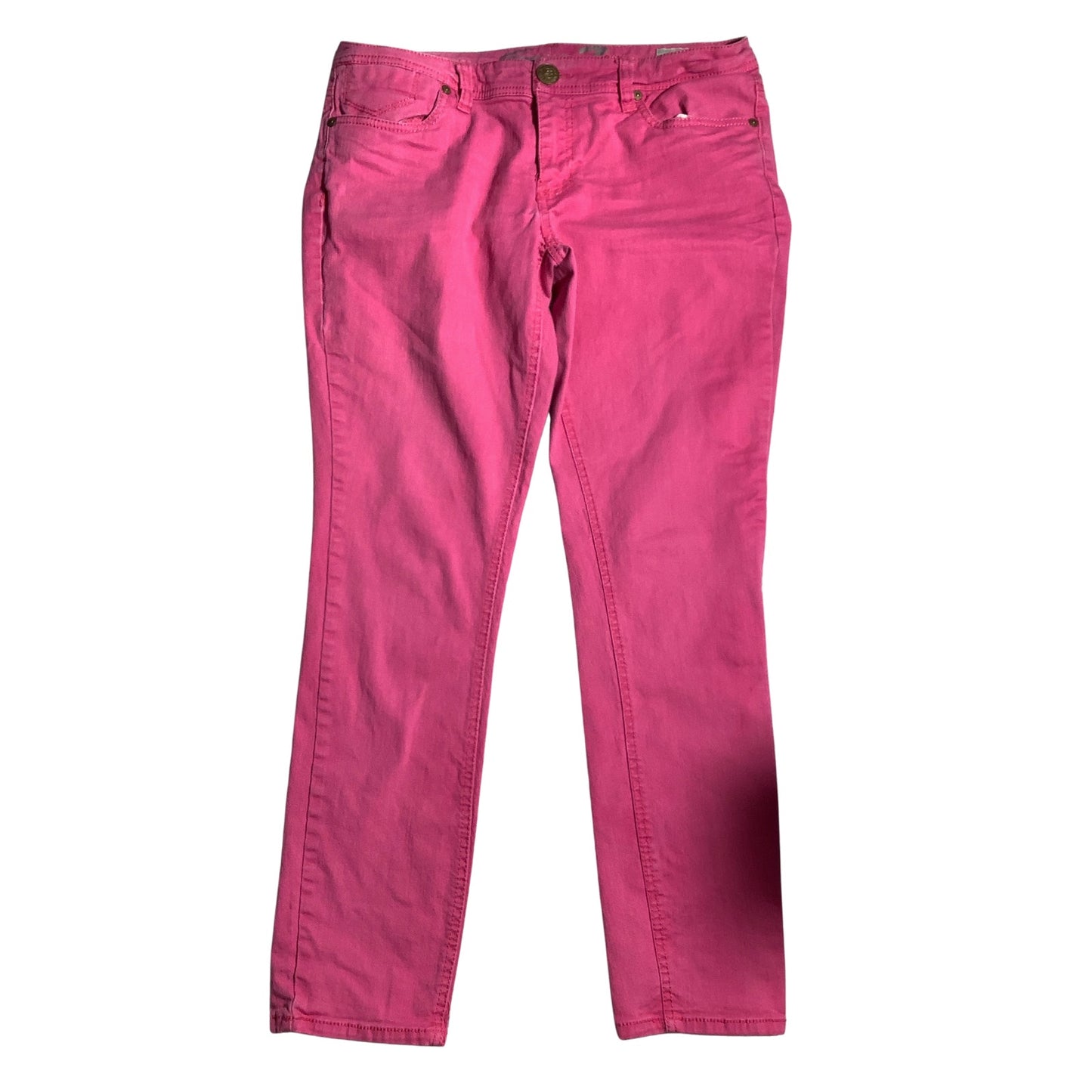 Seven7 Hot Pink Skinny Jeans Women’s Size 10 — Bold, Slim Fit, Stretch Denim