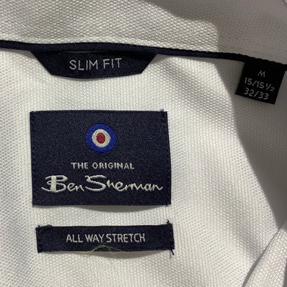 Ben Sherman Men’s Dress Shirt Size M 15/15½ 32/33 — Business, Formal, Stretch
